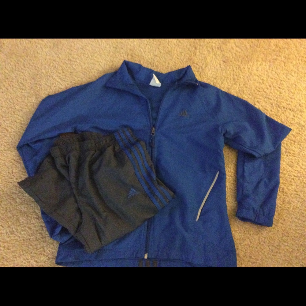 Adidas Blue & Grey Activewear Set